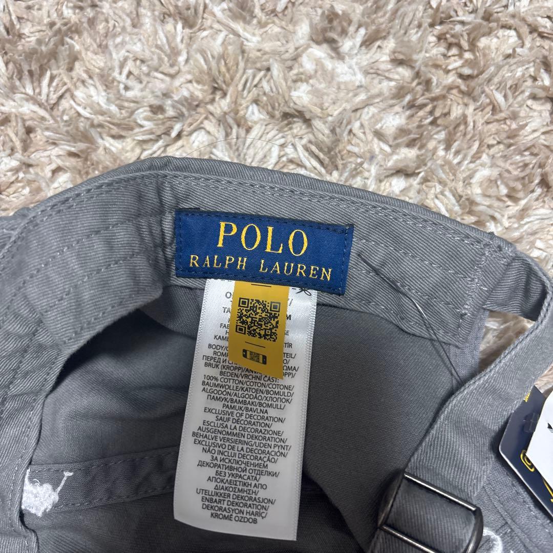 ポロラルフローレン キャップ グレー