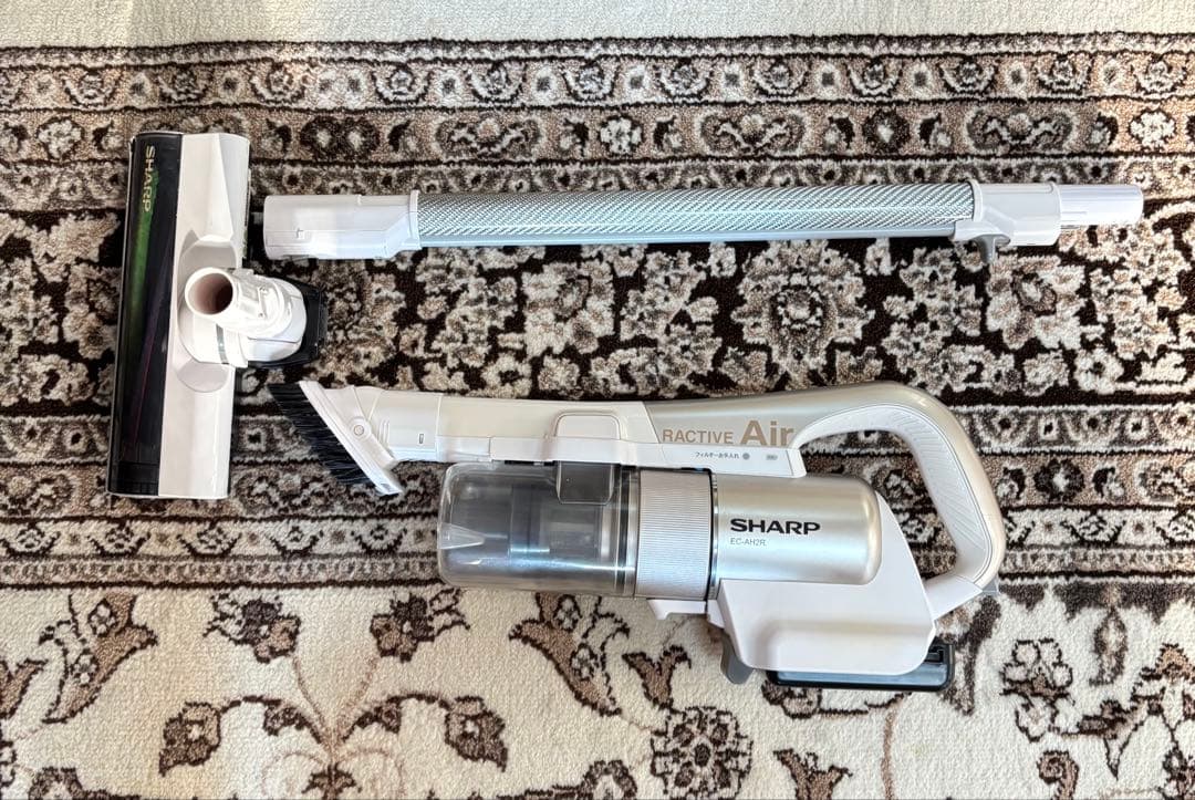 SHARP コードレススティック掃除機EC-AH2R本体バッテリー充電器2020