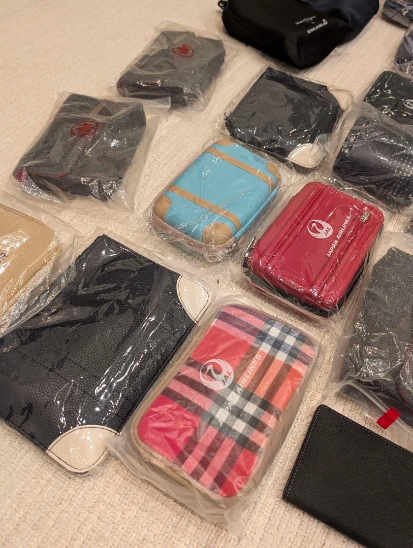 ビジネスクラスアメニティ23個セット（JAL、 ANA、 Eva Airなど）