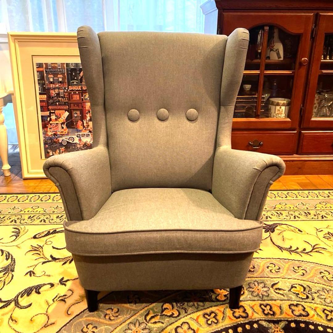 【お子様用　商品】美品　【IKEA STRANDMON】ストランドモンソファー