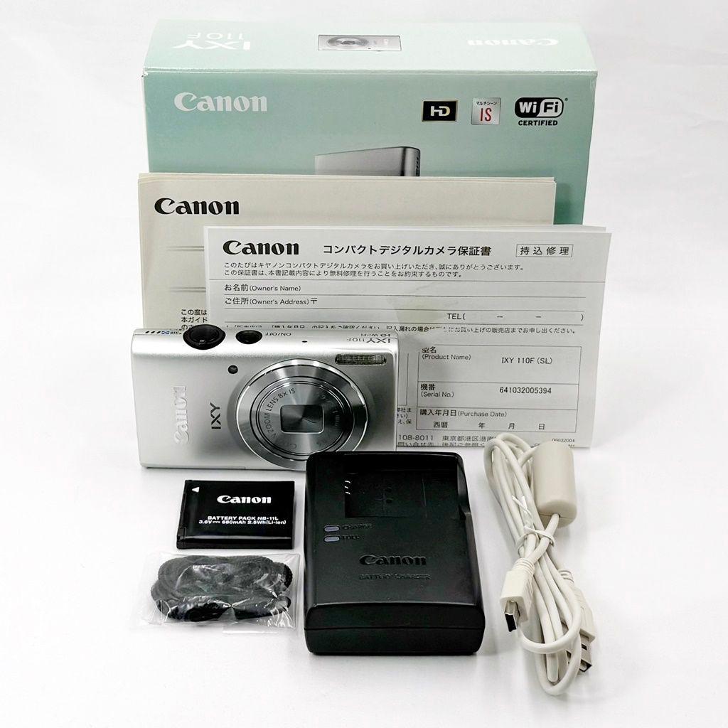 【美品】キヤノン CANON IXY 110F シルバー コンデジ カメラ 中古