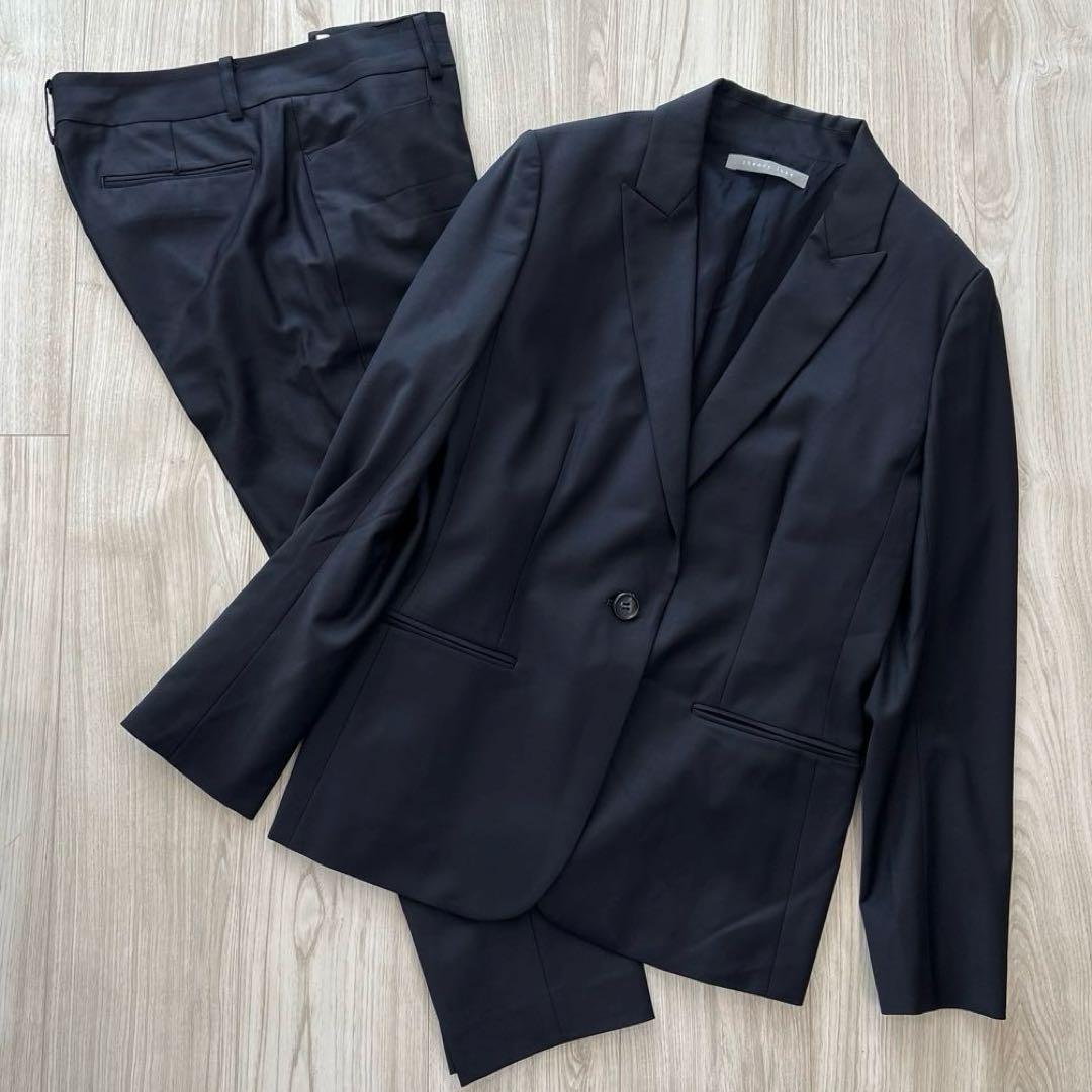 【美品】Theory Luxe EXECUTIVE パンツスーツ 44 ブラック