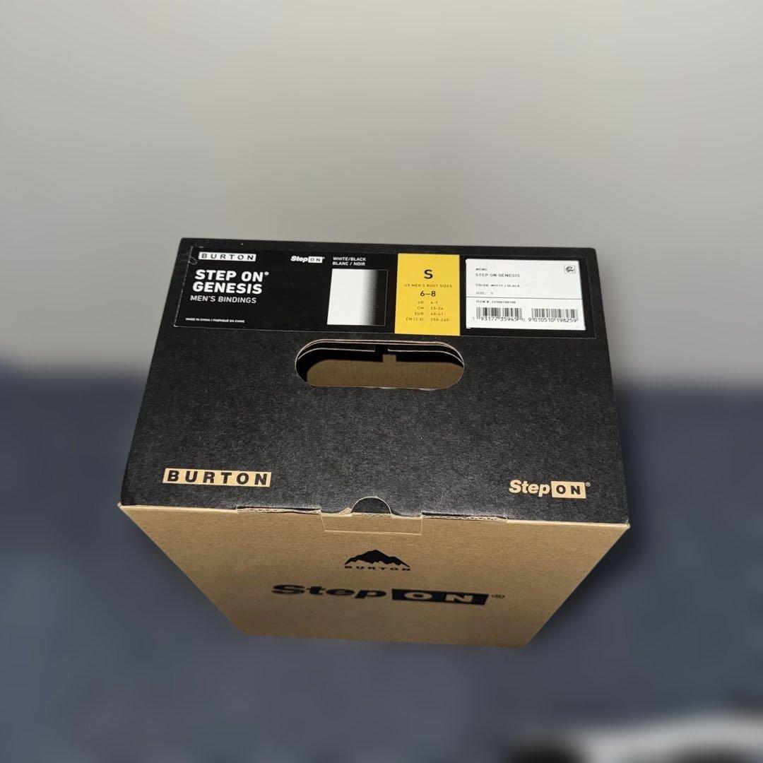 【日本正規品】バートン　ステップオン　ビンディング Sサイズ 箱付き ホワイト