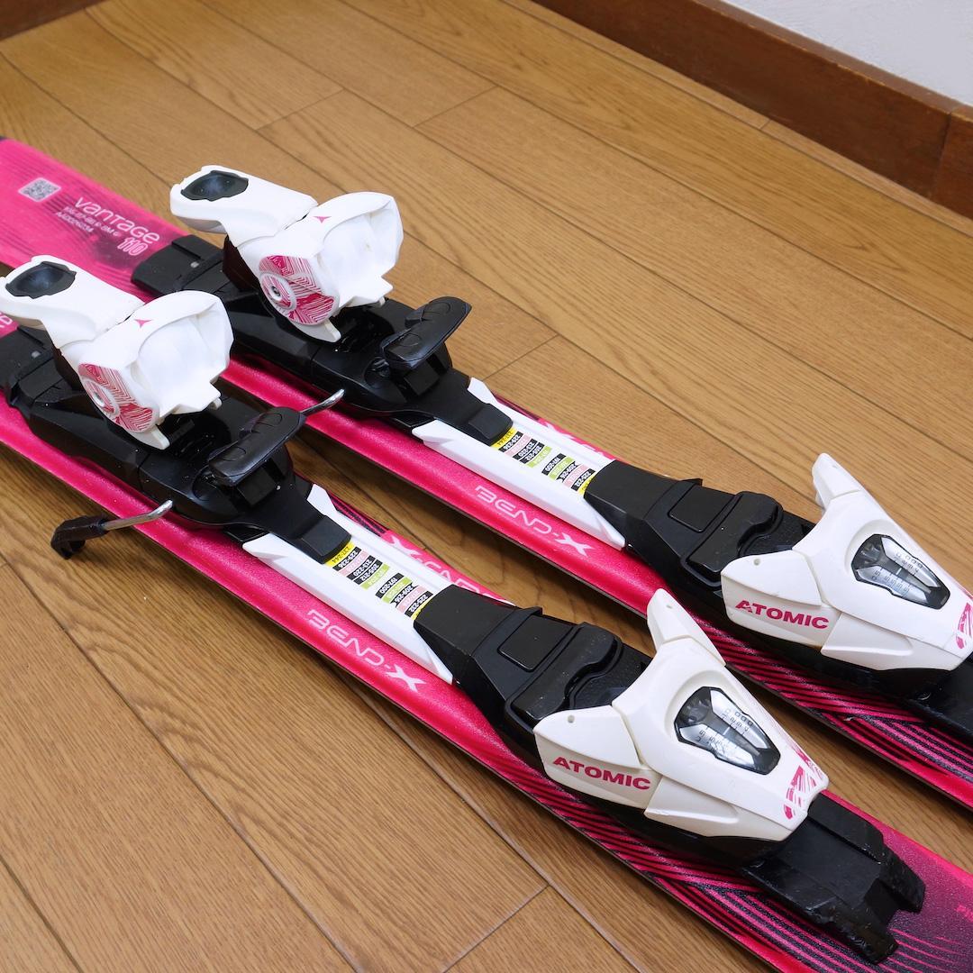 メンテ済 110cm 靴20.5cm ATOMIC スキーセット