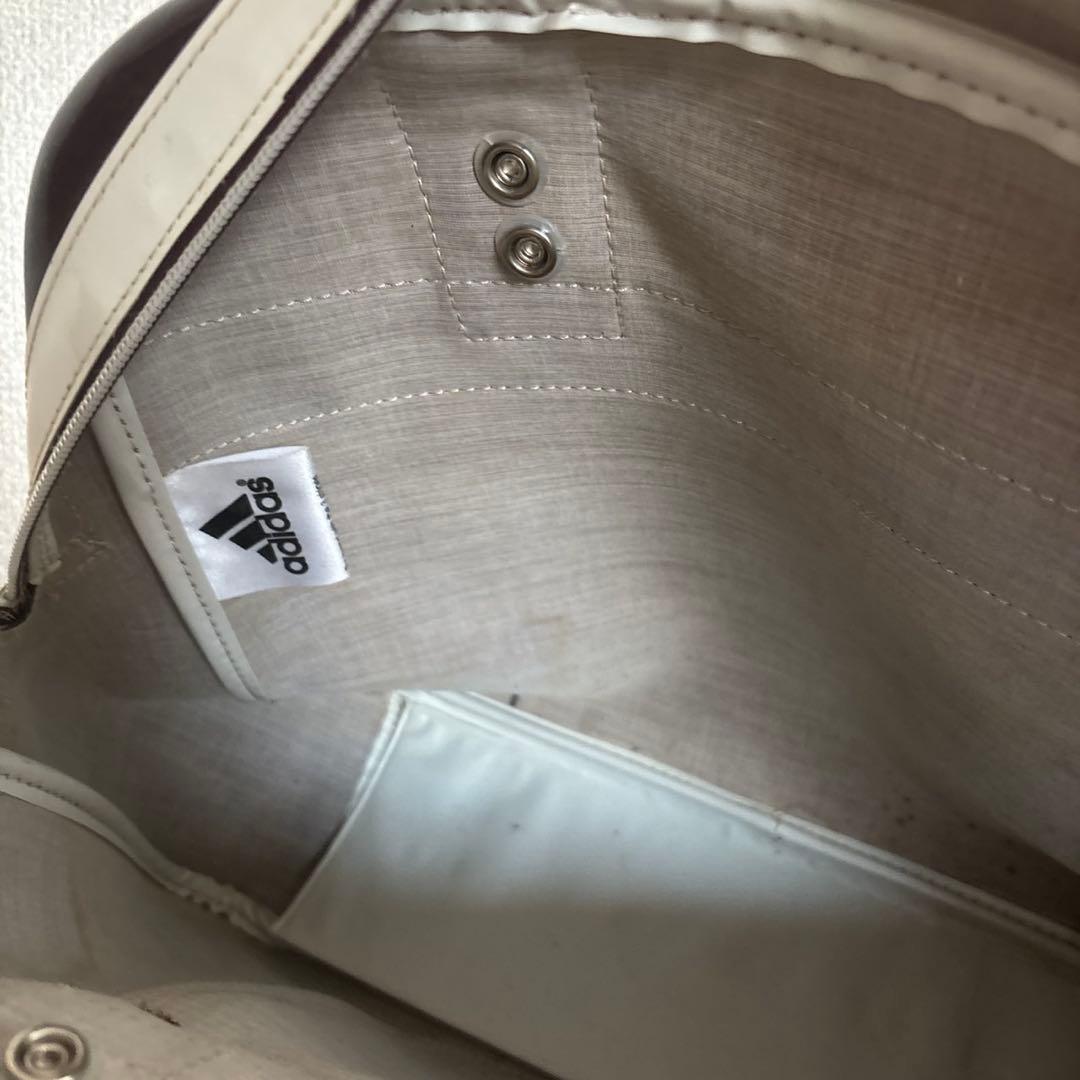 ヴィンテージ　90s adidas エナメル　ボストンバッグ