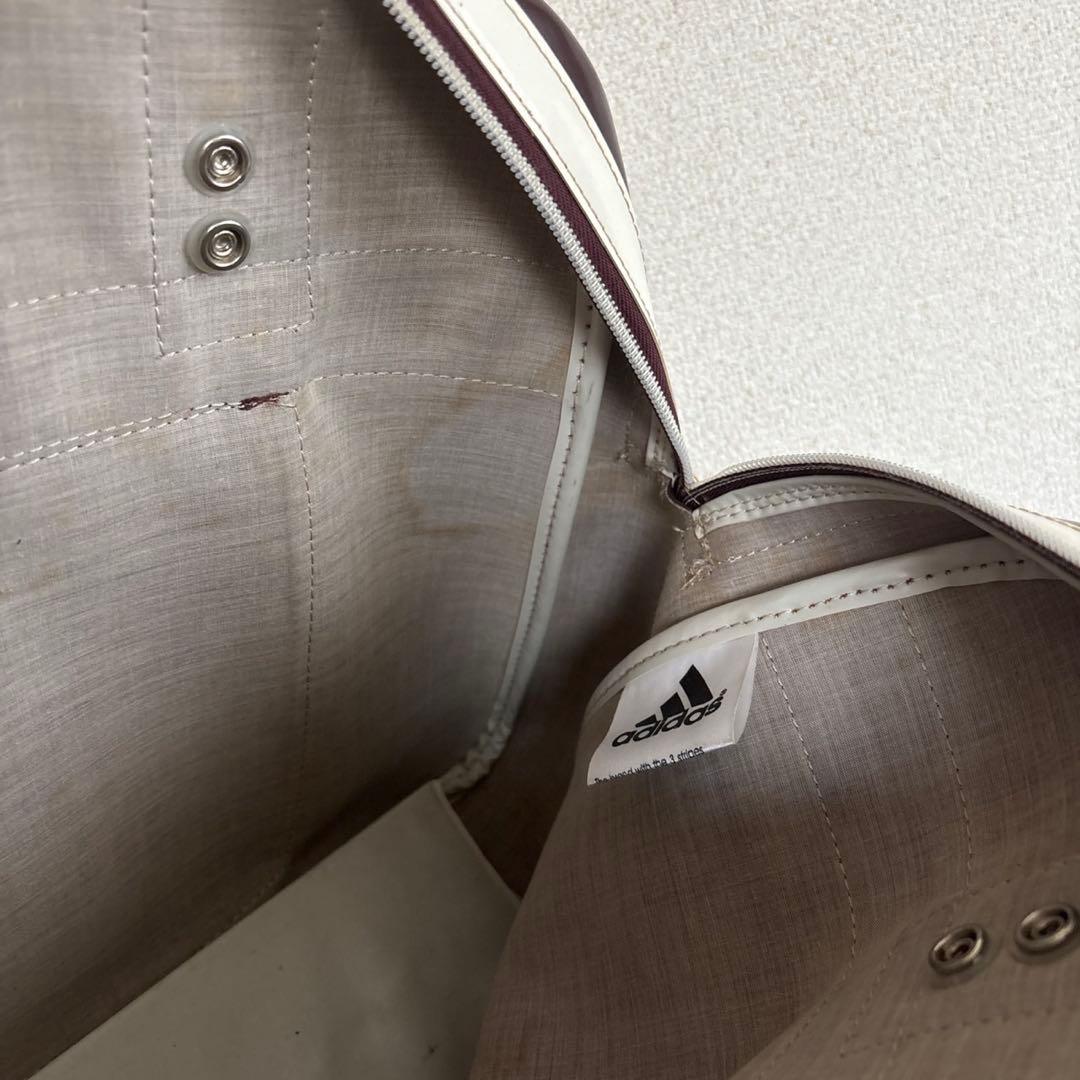 ヴィンテージ　90s adidas エナメル　ボストンバッグ