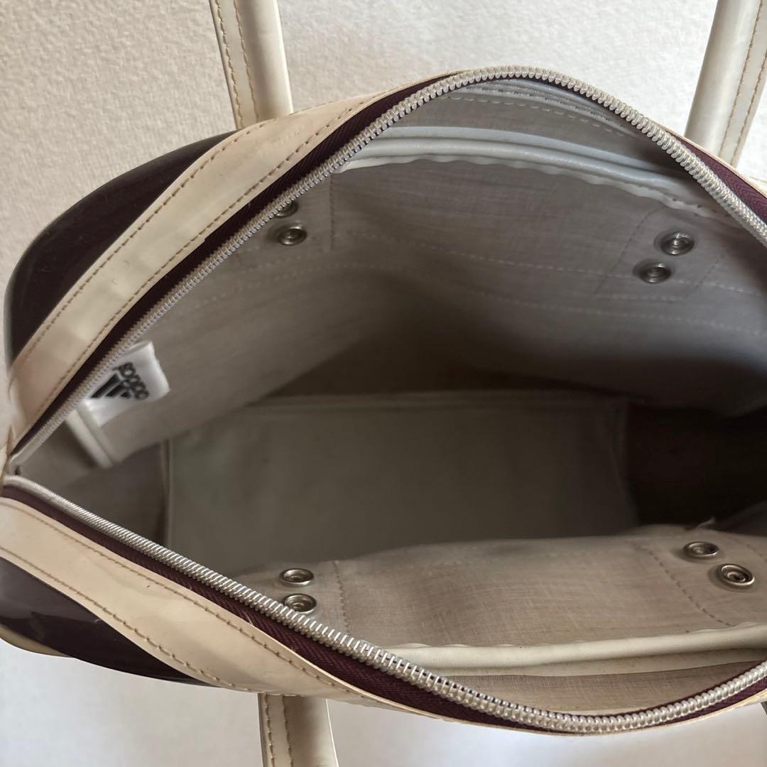 ヴィンテージ　90s adidas エナメル　ボストンバッグ