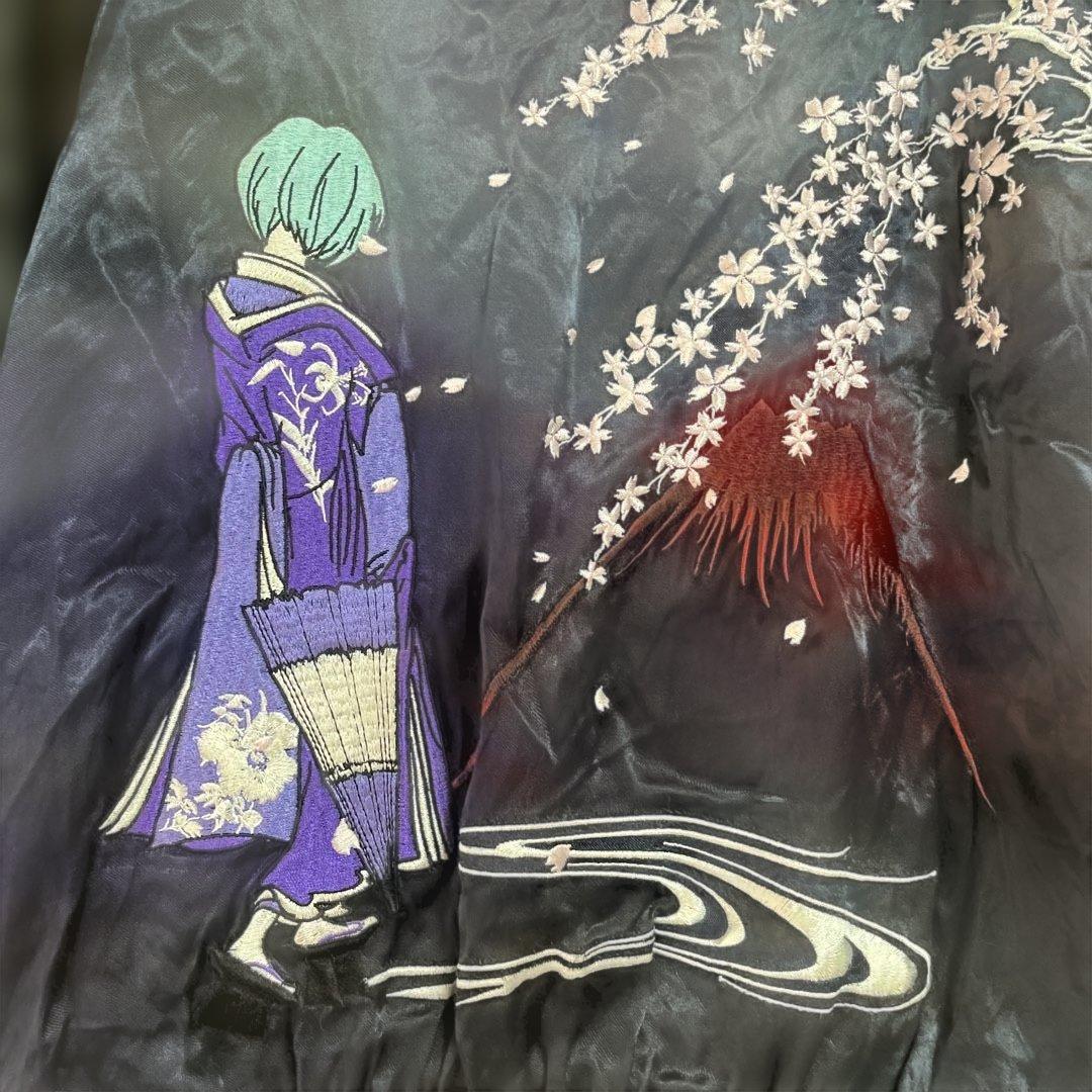 エヴァンゲリオン×錦 コラボ スカジャン S