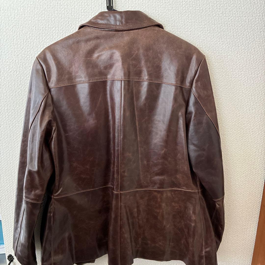 古着 wilsons leather レザージャケット レザー100% ブラウン