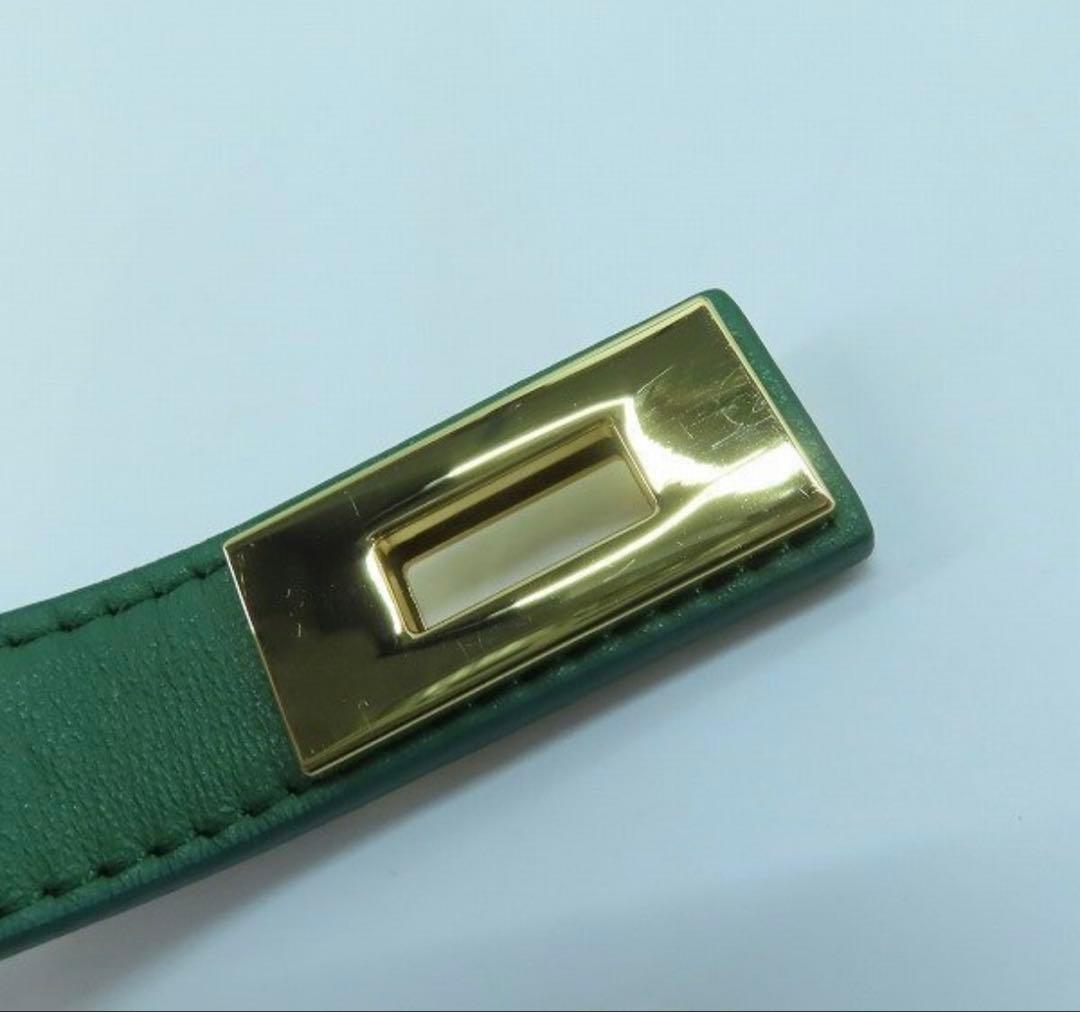 VIOLAd'ORO ヴィオラドーロ スマホショルダーストラップ グリーン　美品