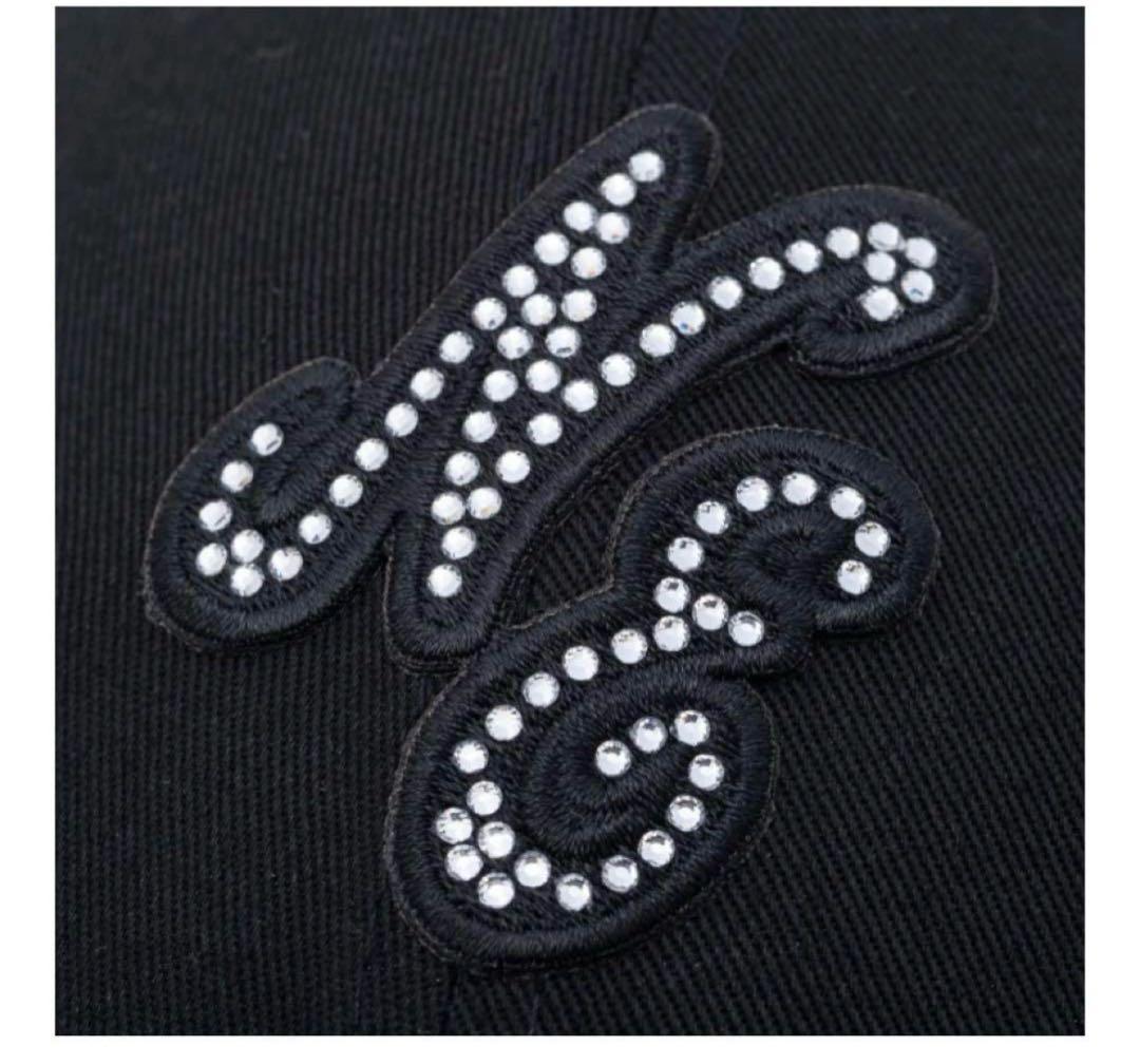ニューエラ　9FORTY Rhinestone クラシックロゴ ブラック