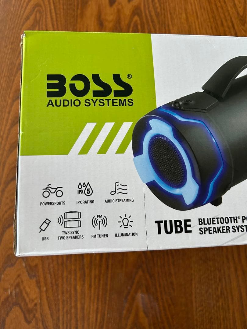 ボス オーディオシステム チューブ Bluetooth ポータブル スピーカー