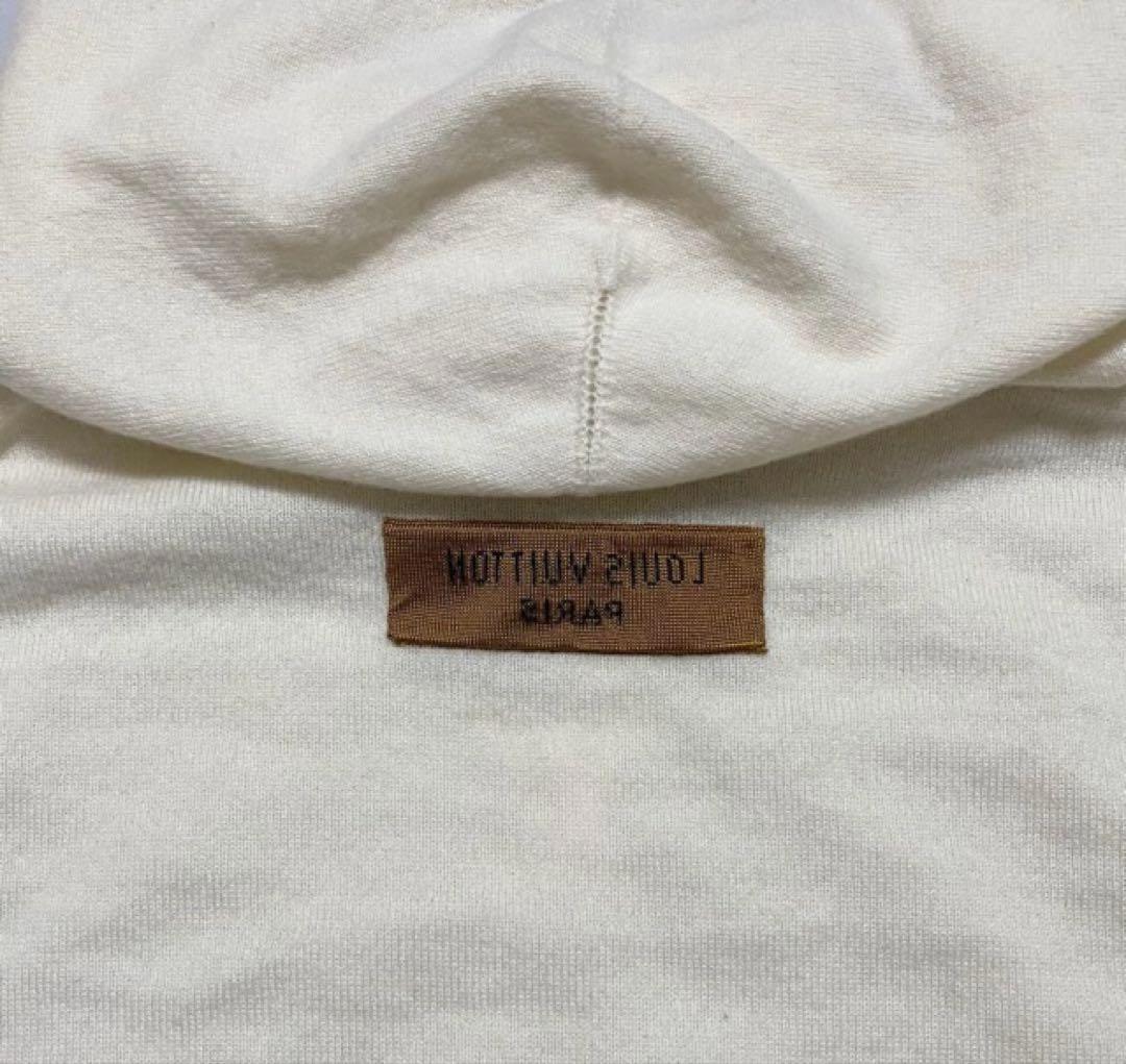 LOUIS VUITTON / ニットパーカー カシミヤ シルク オフホワイト