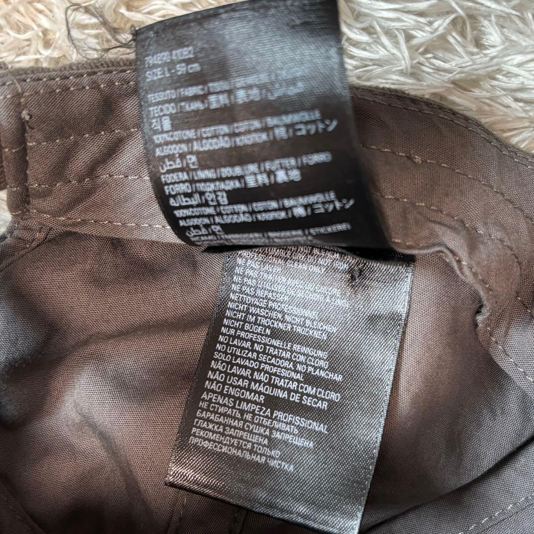 24AW バレンシアガ　ベースボールキャップ　ダメージ加工　グレー