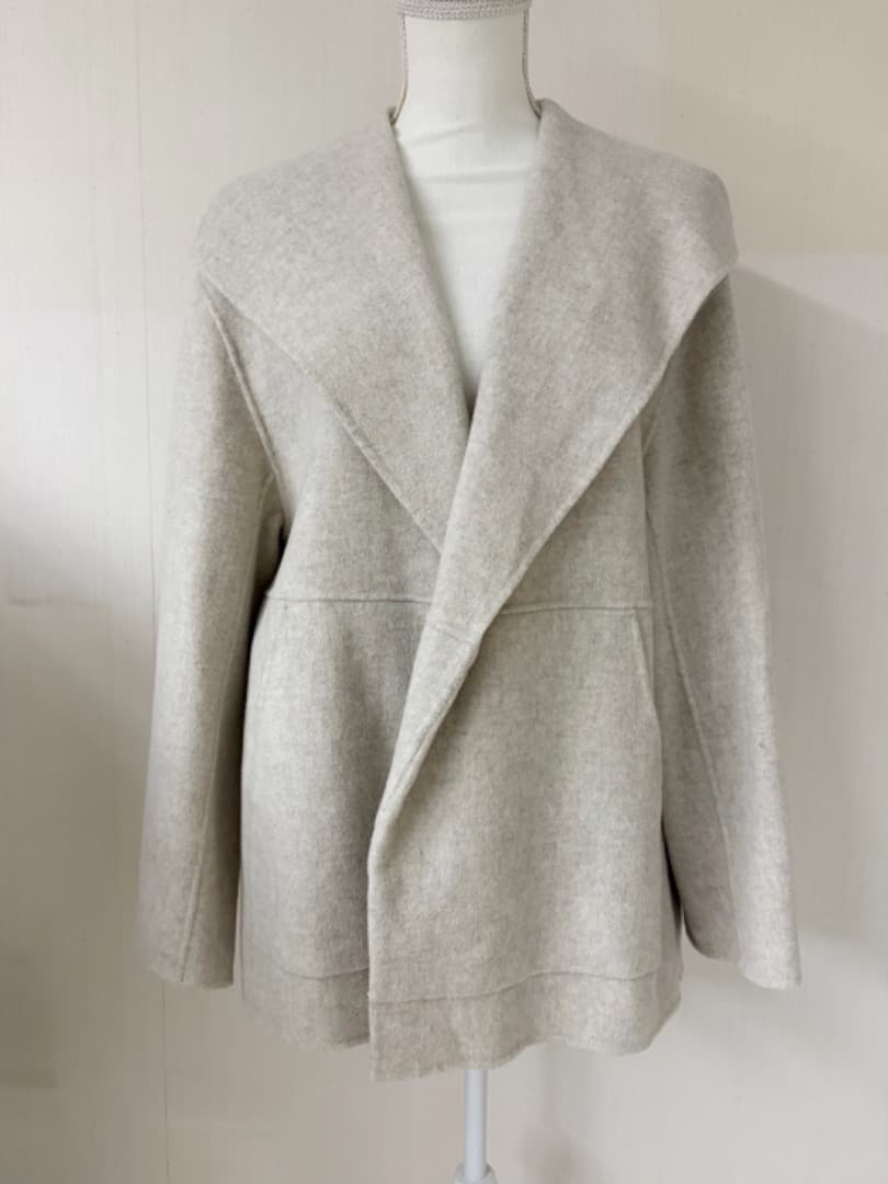 【Plage】ハミルトンハーフコート　ナチュラル 36