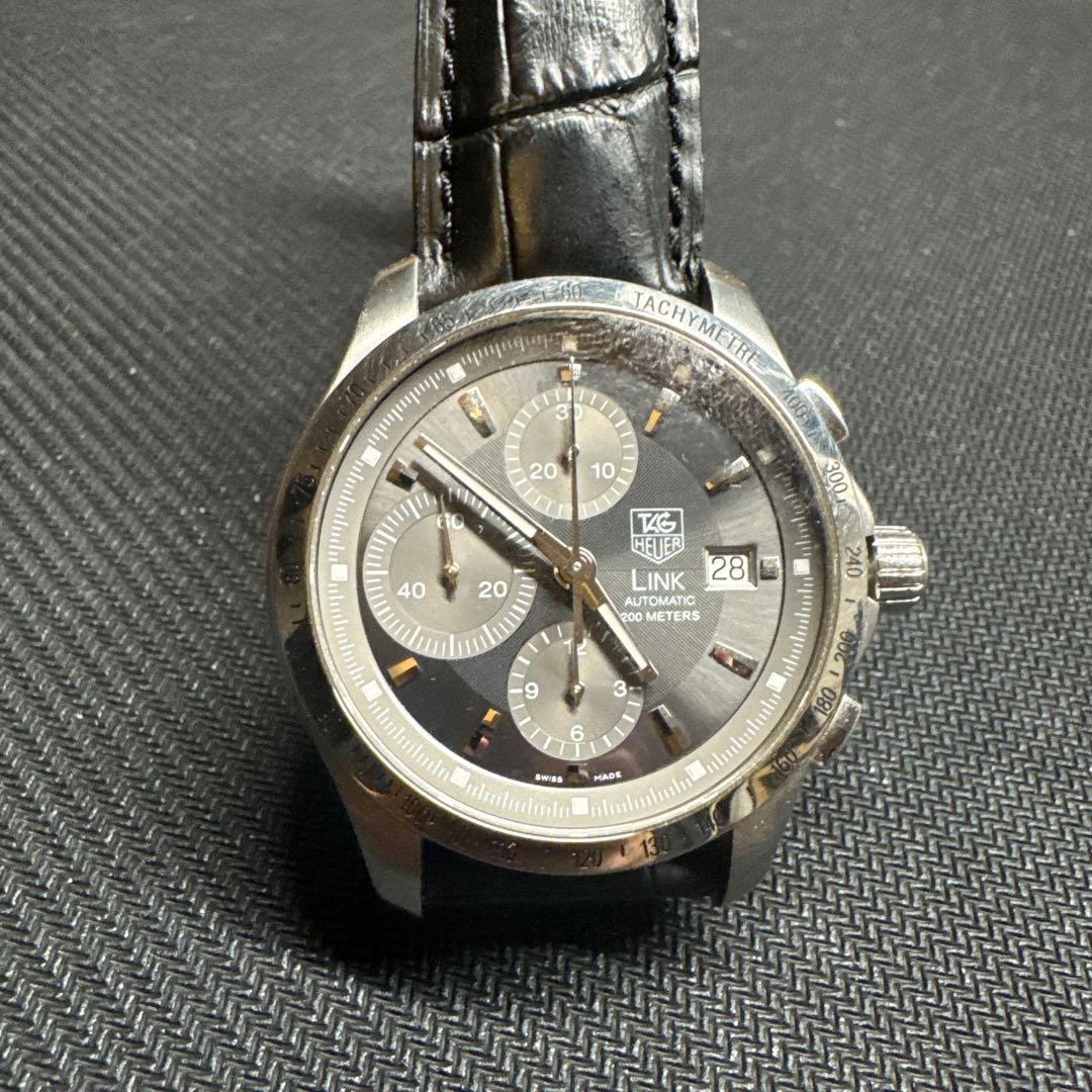 TAG HEUER タグホイヤー LINK リンク クロノグラフ 自動巻き腕時計