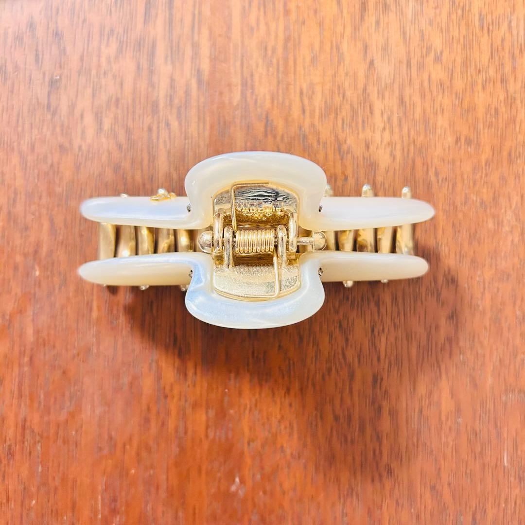 acca ヘアクリップ パールホワイト