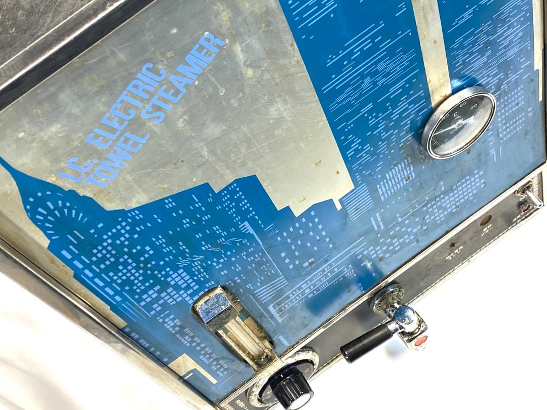 神*威様 【注意】外装、内部、汚れあり ヤスター製 タオルスチーマー 早沸式