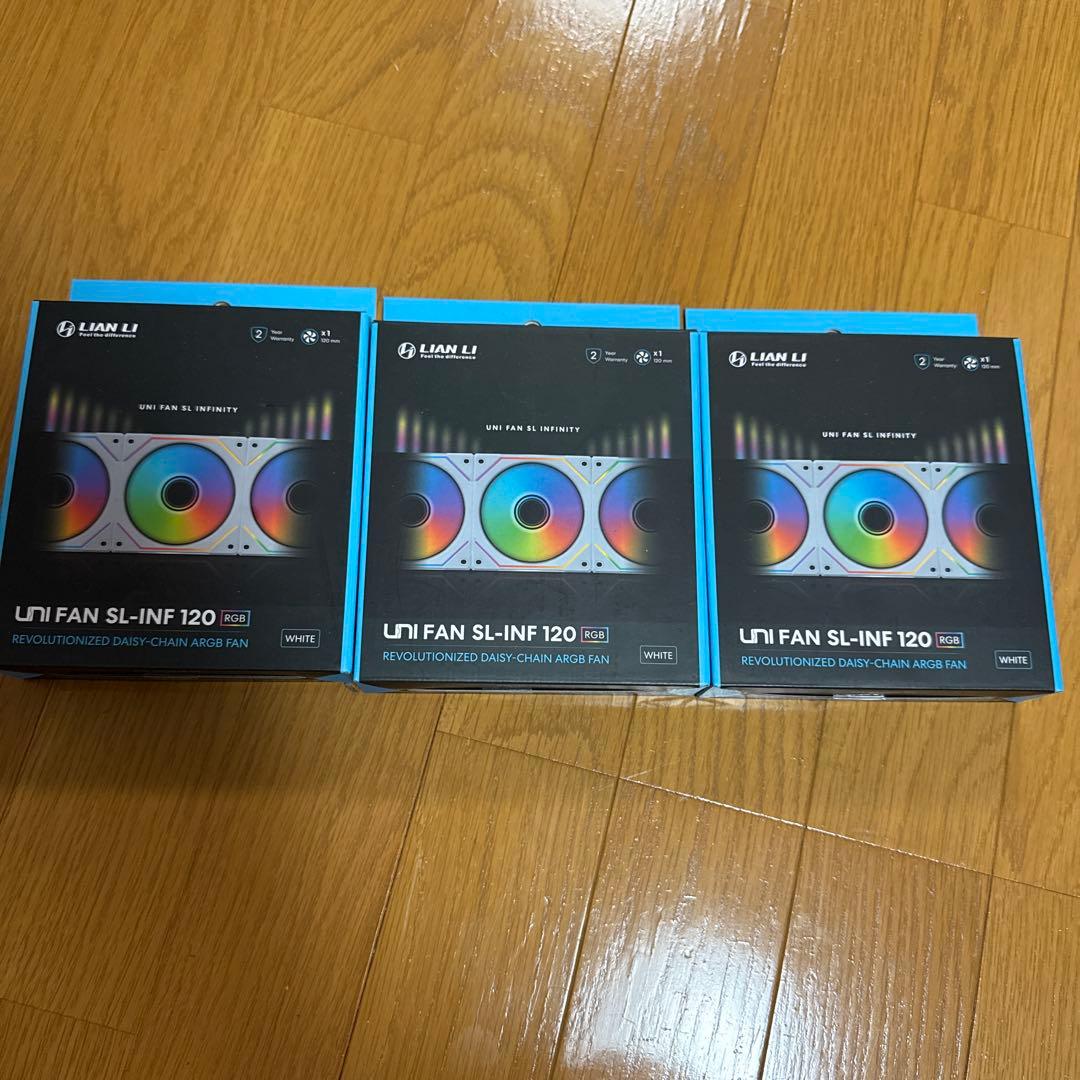 Lian Li UNI FAN SL-INFINITY 120 WT 3個セット