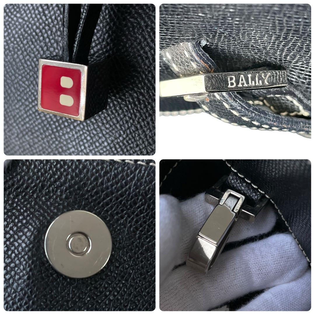 バッグ BALLY Black Leather Tote Bag Business A4