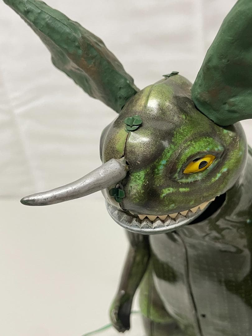 ◆恐怖の地底怪獣バラゴン ブリキ 緑色 ラジコン　09345