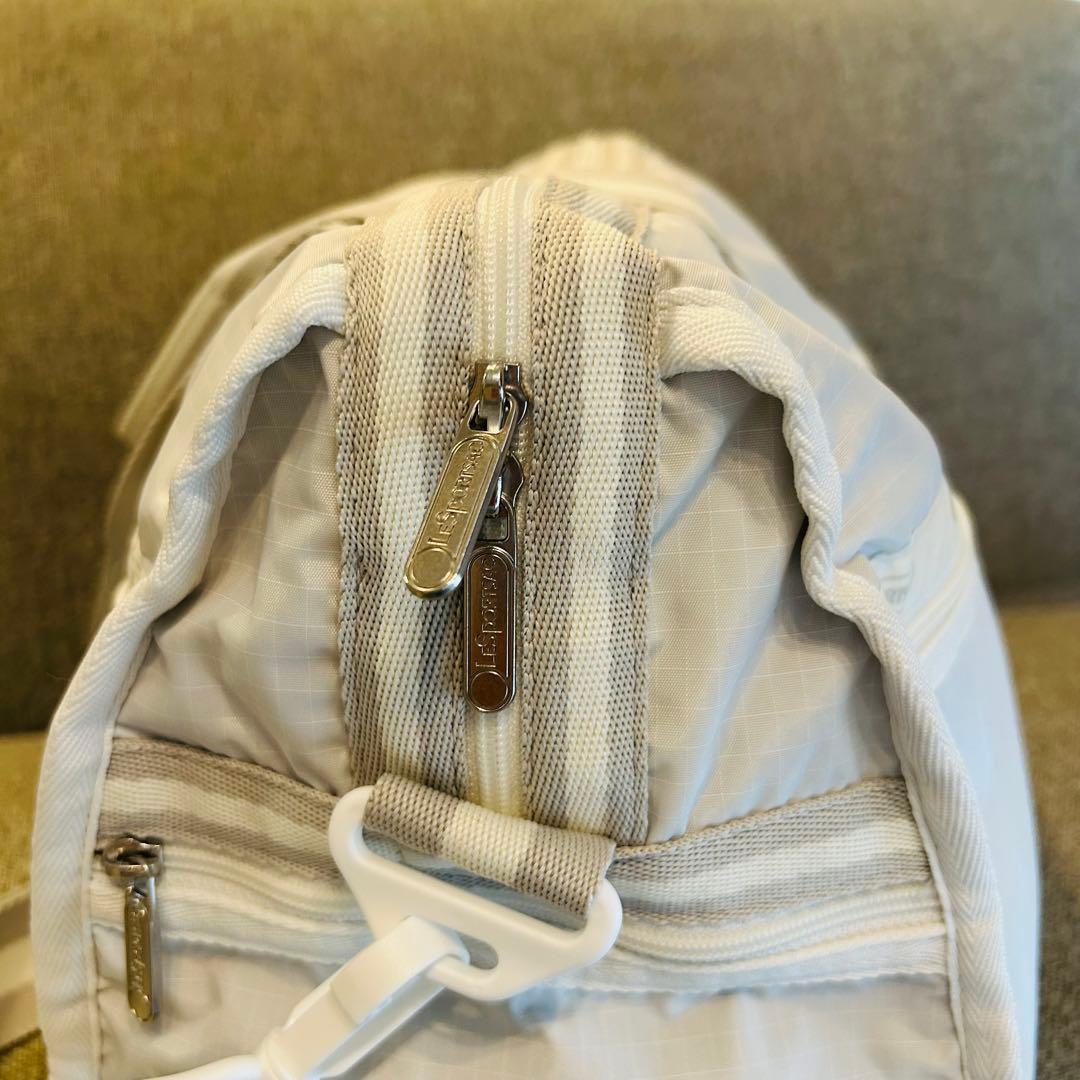 美品レスポートサックDELUXELGWEEKENDERスペクテイタークールグレイ