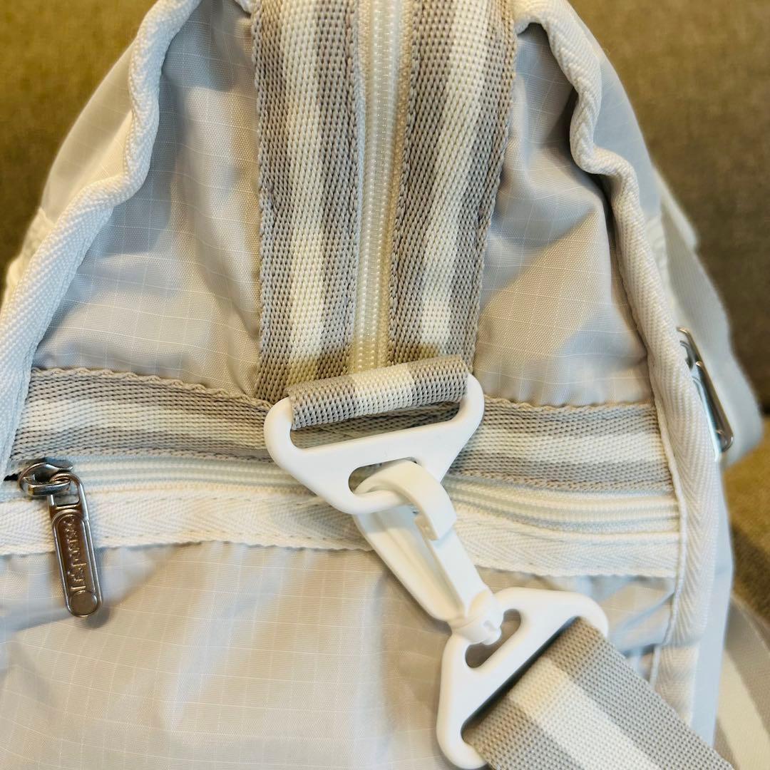 美品レスポートサックDELUXELGWEEKENDERスペクテイタークールグレイ