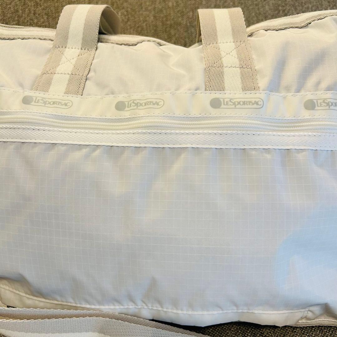 美品レスポートサックDELUXELGWEEKENDERスペクテイタークールグレイ