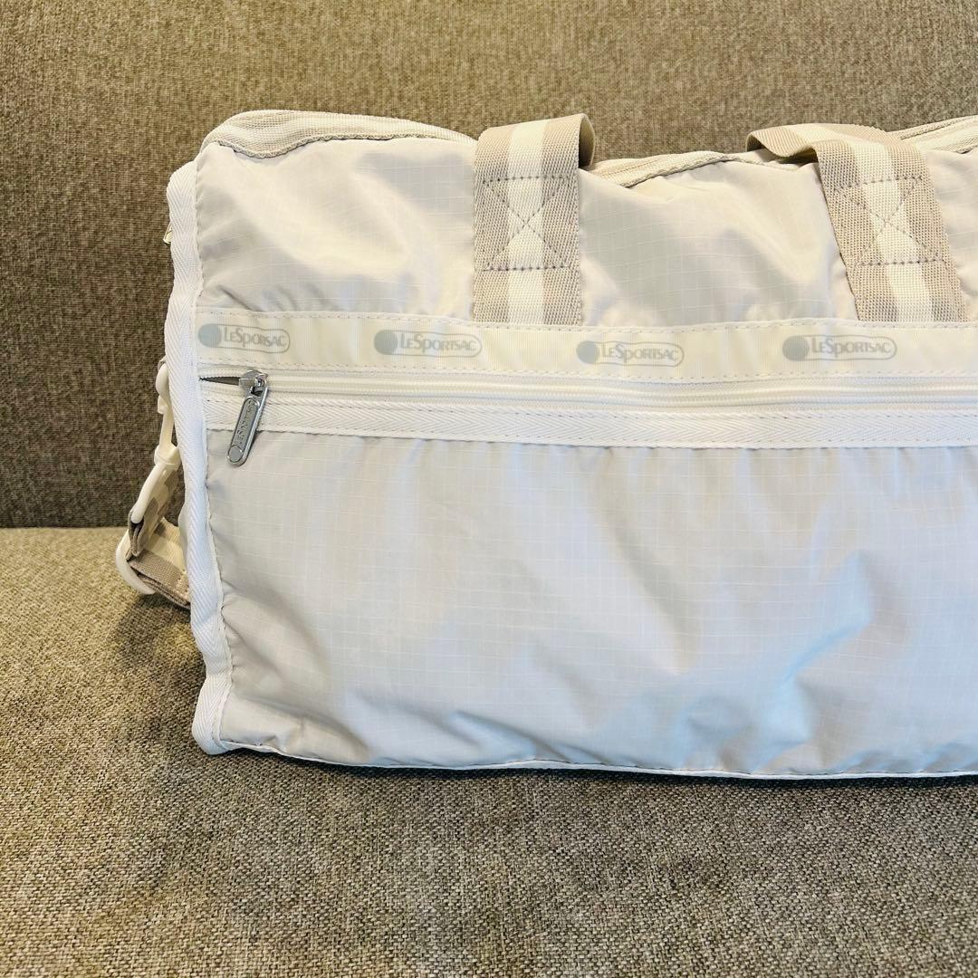 美品レスポートサックDELUXELGWEEKENDERスペクテイタークールグレイ