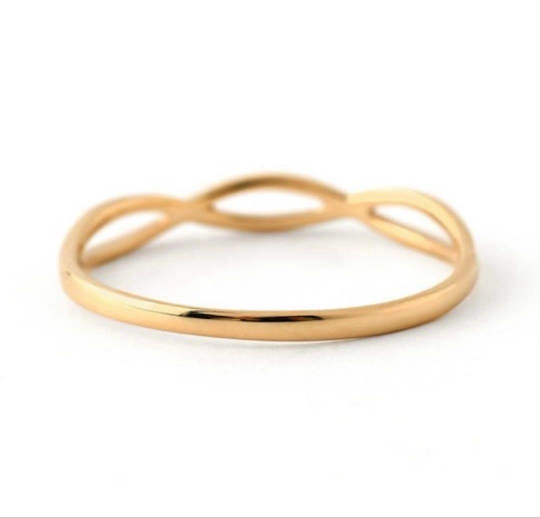 ANEMONE k10 YG クロスウェーブリング　11号