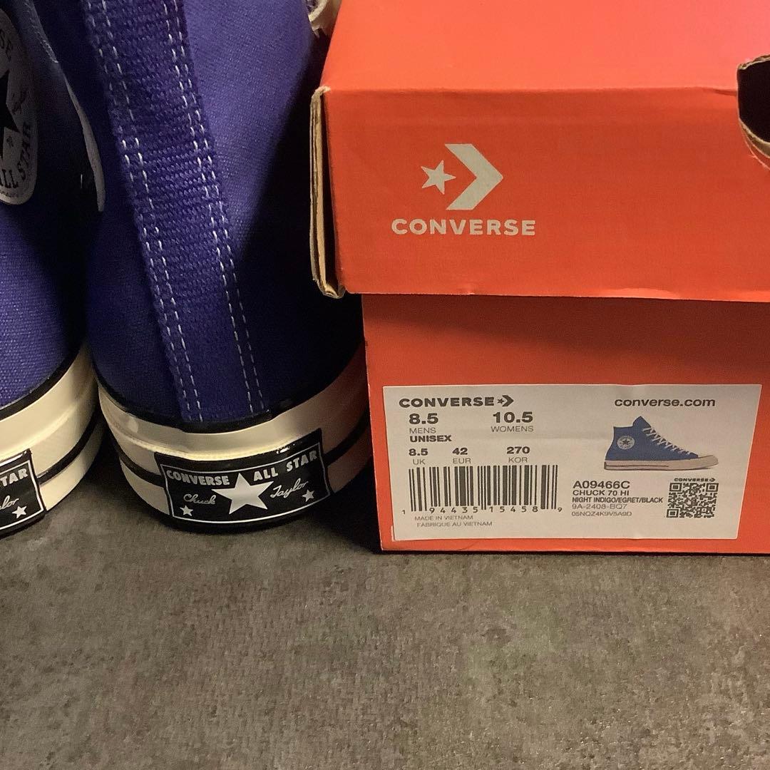レアカラー CONVERSE Chuck70 CT70 ナイトインディゴ