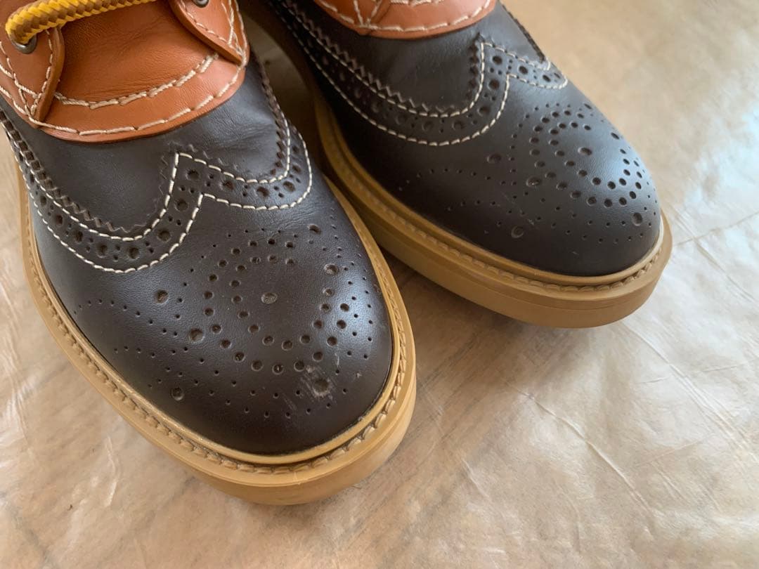 美品　Chloe クロエ　レースアップブーツ　24.5センチ