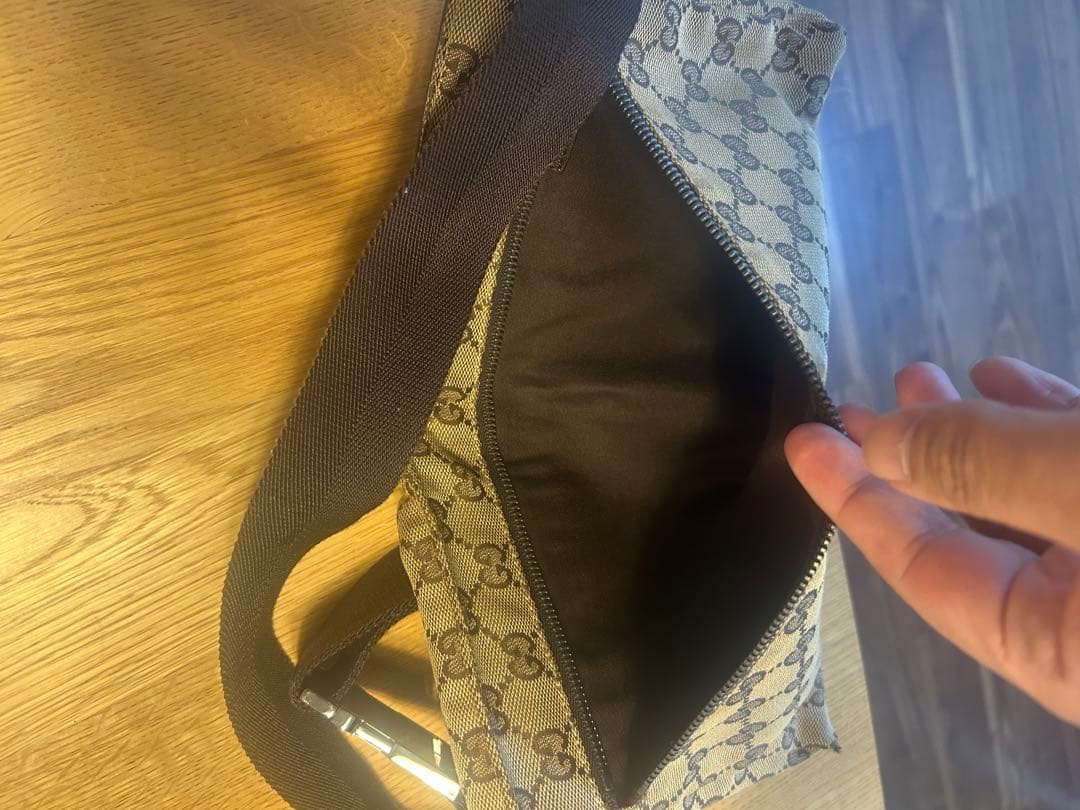 フ*)様 GUCCI GGパターン ボディバッグ