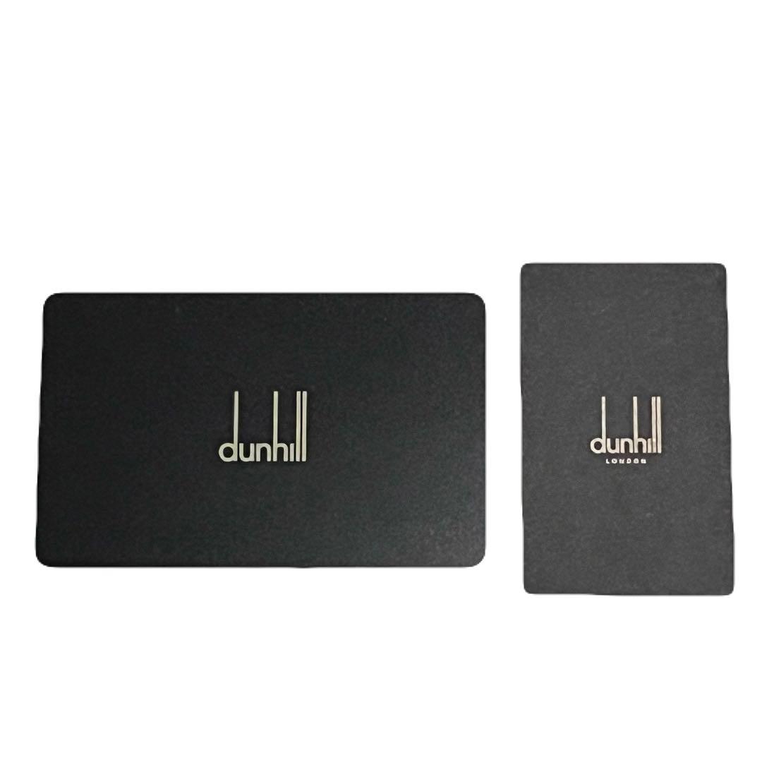 dunhill ケース ブランドロゴ レザー ブラック 美品 未使用 箱付