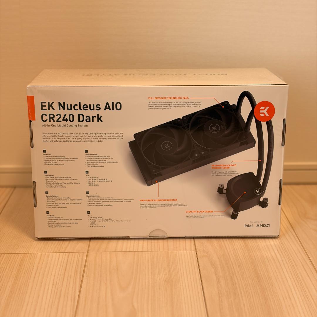 EKWB EK-Nucleus AIO CR240 Dark 簡易水冷クーラー