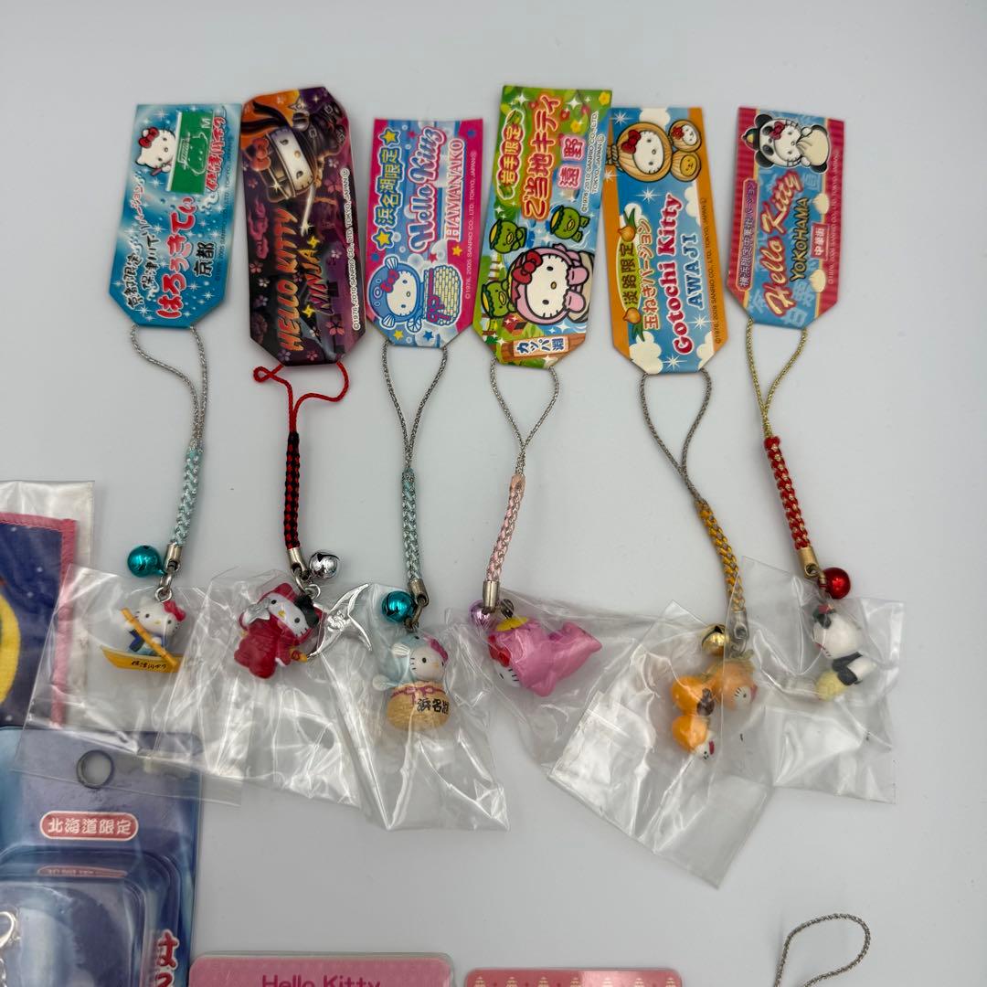ハローキティ ご当地キティ ストラップ タオル まとめ売り