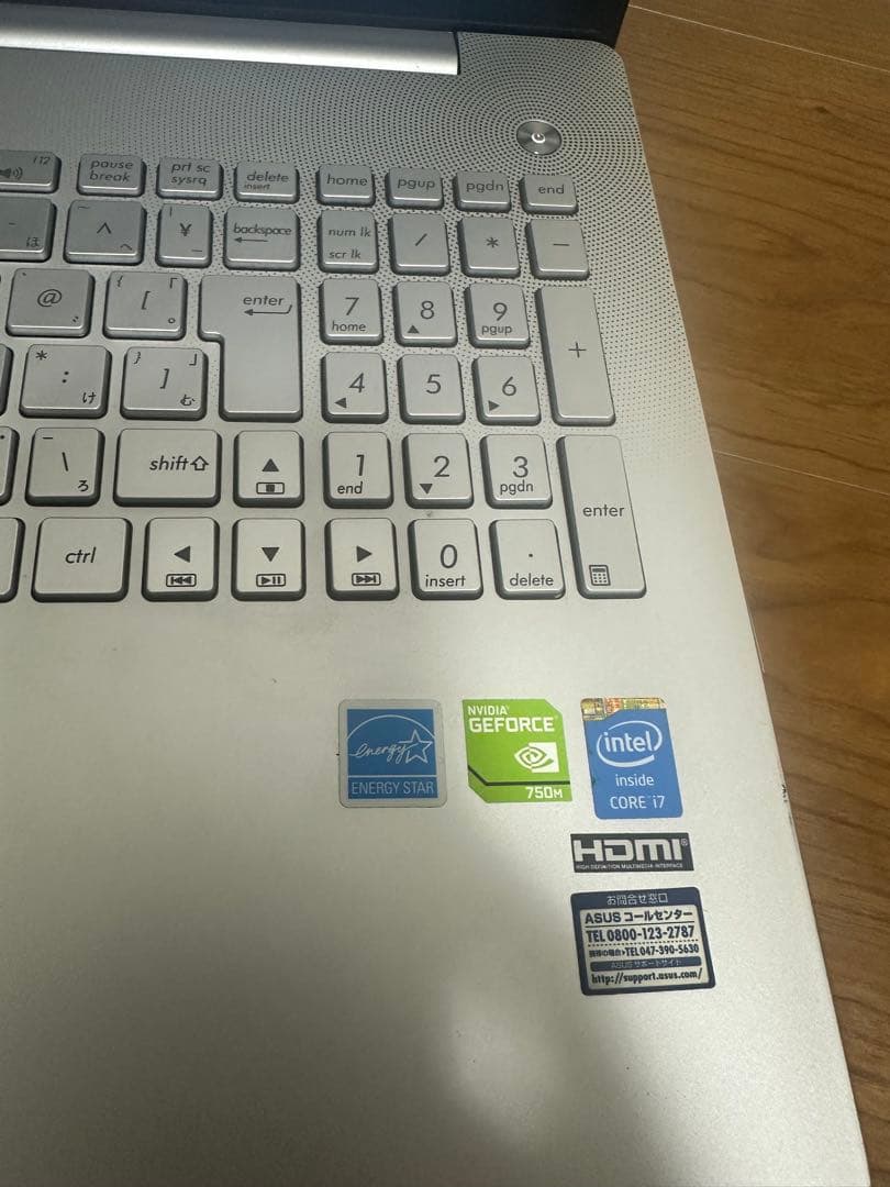 ASUS N550J 15.6インチ ノートPC