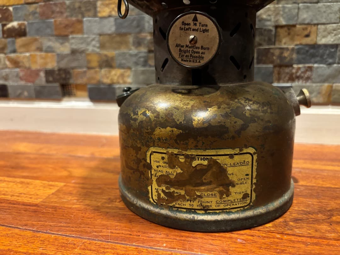 【戦時中軍用 】1946年 B 220D コールマン ランタン ケース付き