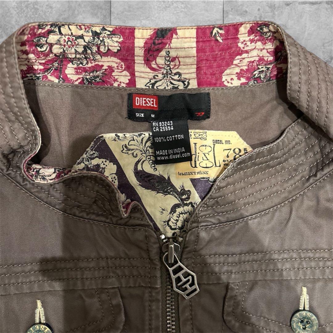 00s DIESEL ミリタリージャケット　レディース　古着