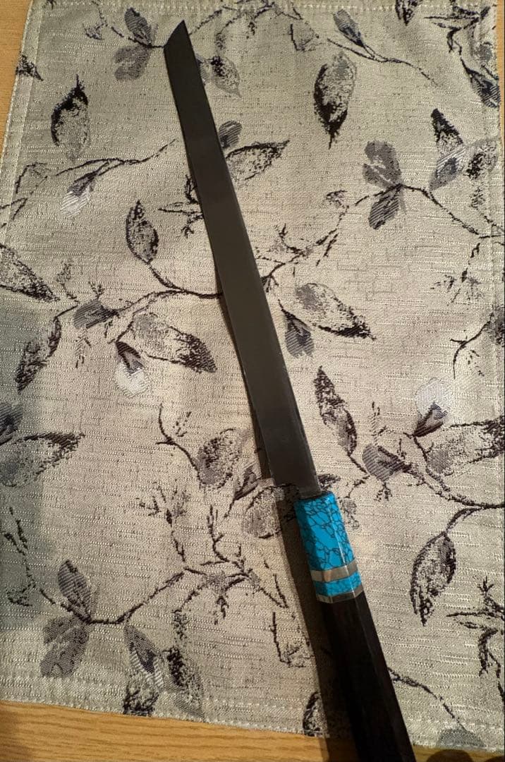 有次 刺身包丁 先丸 白ニ鋼 特製　尺. 刃渡り32cm 日本製