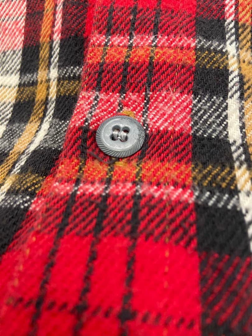 Quiksilver フード付きネルシャツ L