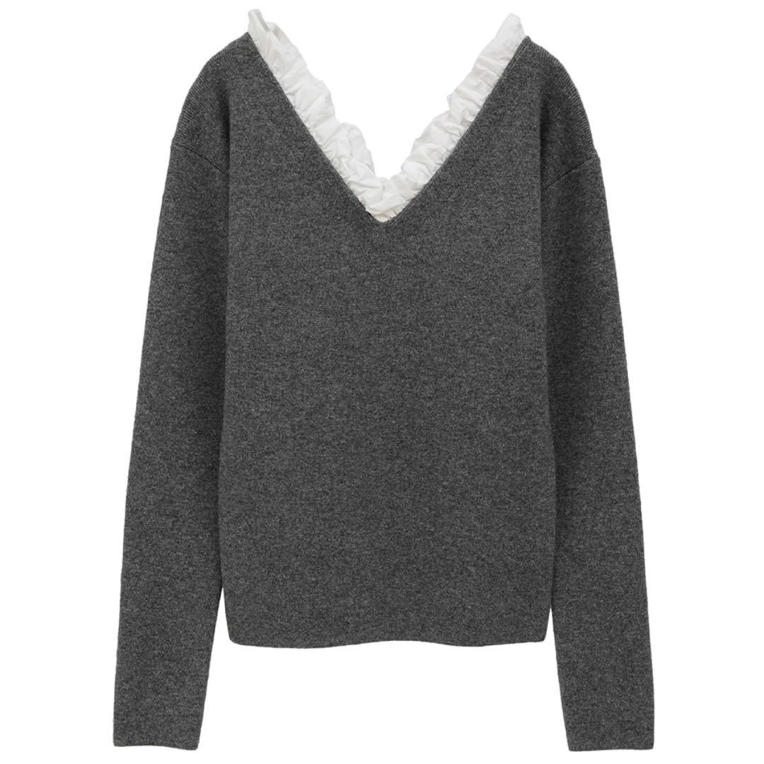 CLANE クラネ Vネックニットトップス