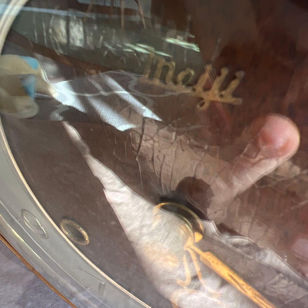 クラシックデザイン 置時計 木製　振り子時計　ゼンマイ式