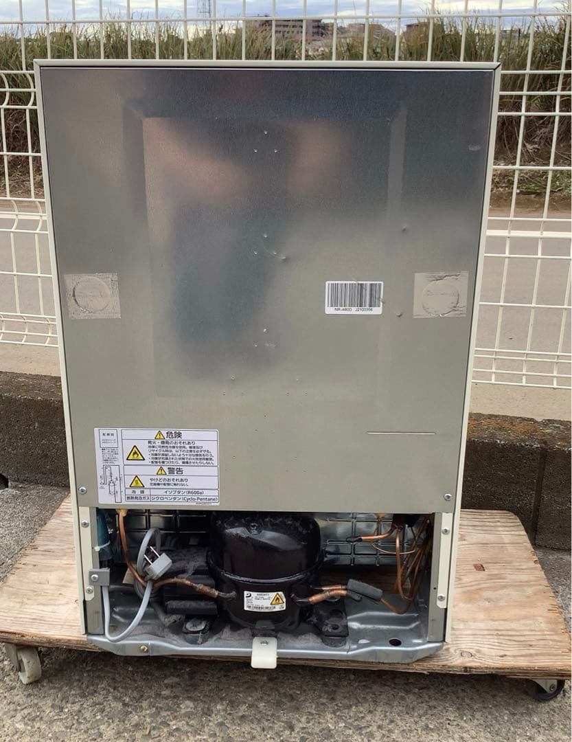 2021年製 1ドア冷蔵庫 パナソニック NR-A80D-W 75L（★）