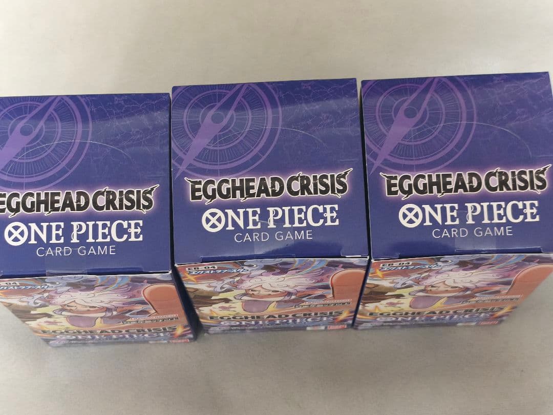 ワンピースカード エッグヘッドクライシス 3BOX 未開封シール付き