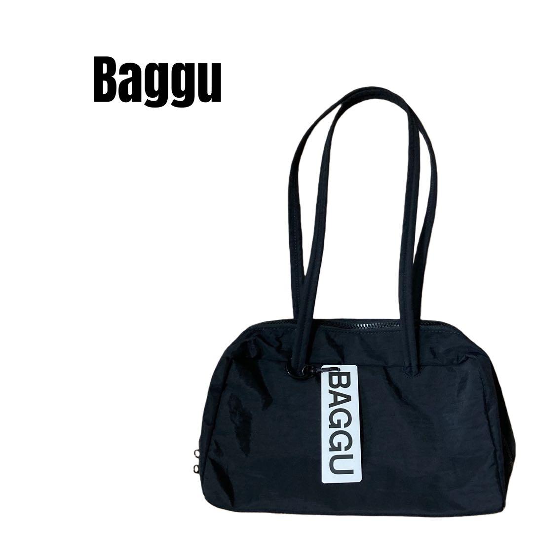 Baggu ブラック エコバッグ S