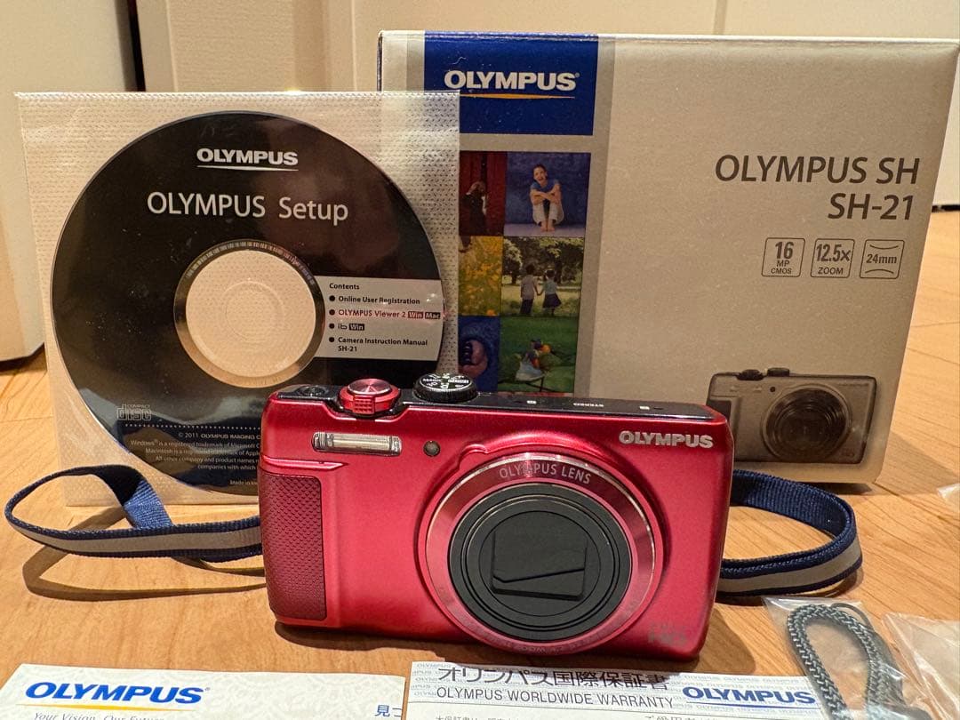 オリンパスSH SH-21【美品】付属品完品 箱付き