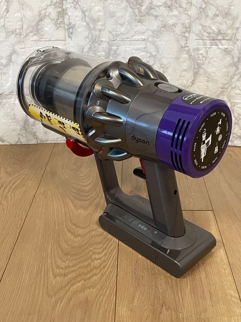 ダイソン V10SV12本体 整備洗浄 モード1で48分 MAXモード3分20秒