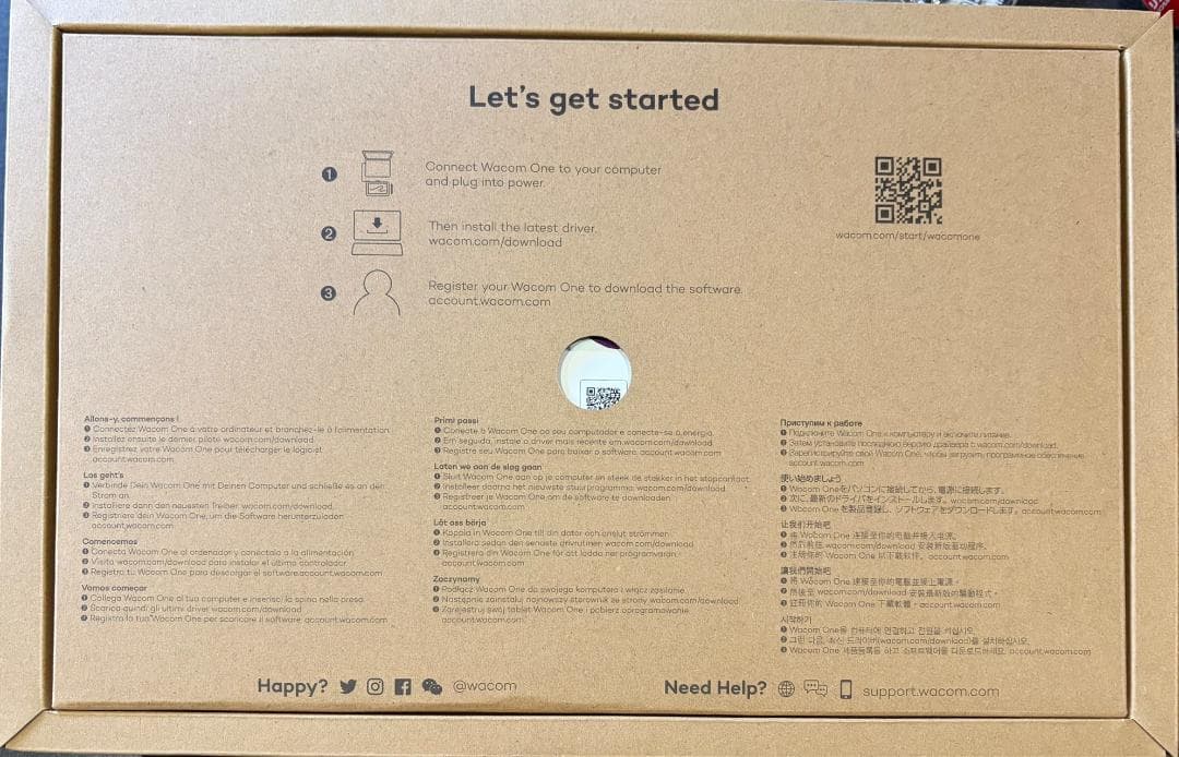 Wacom One DTC133 液晶ペンタブレット本体とペン