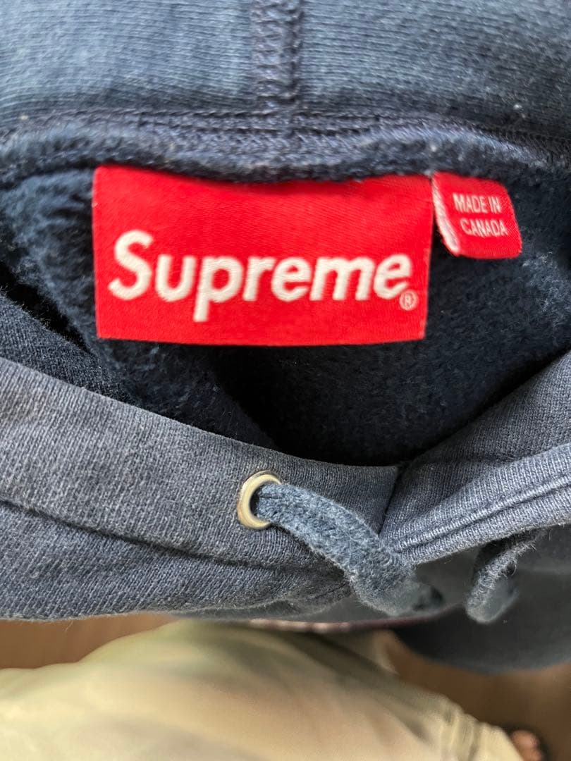 Supreme boxロゴ ネイビーM